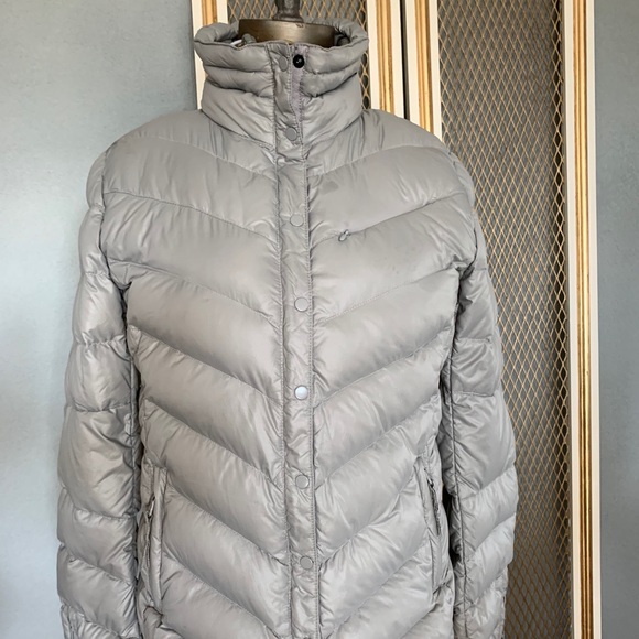 gap packable down jacket